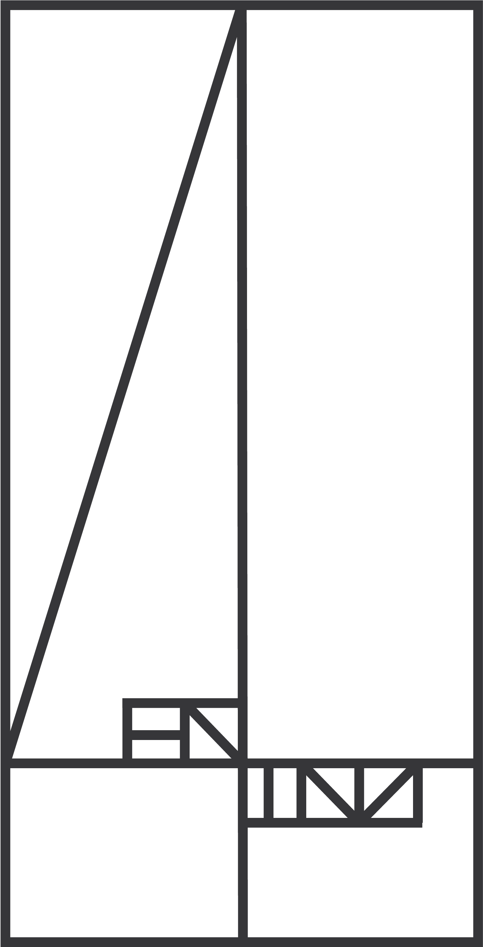 Minerva's Arrow Complex - Line Art (1710x3087), Png Download