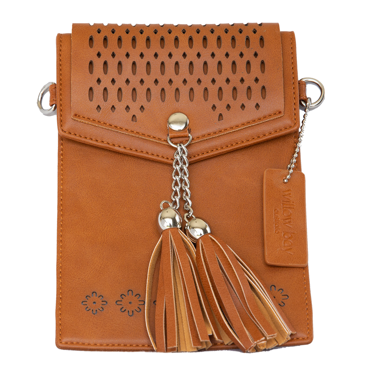 Load Image Into Gallery Viewer, Tassel Phone Crossbody - Leather (1280x1280), Png Download
