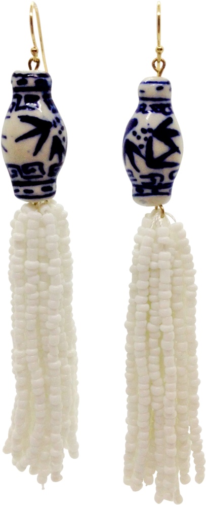 Tassel Earrings 2 V=1517328890 - Earrings (1000x1000), Png Download