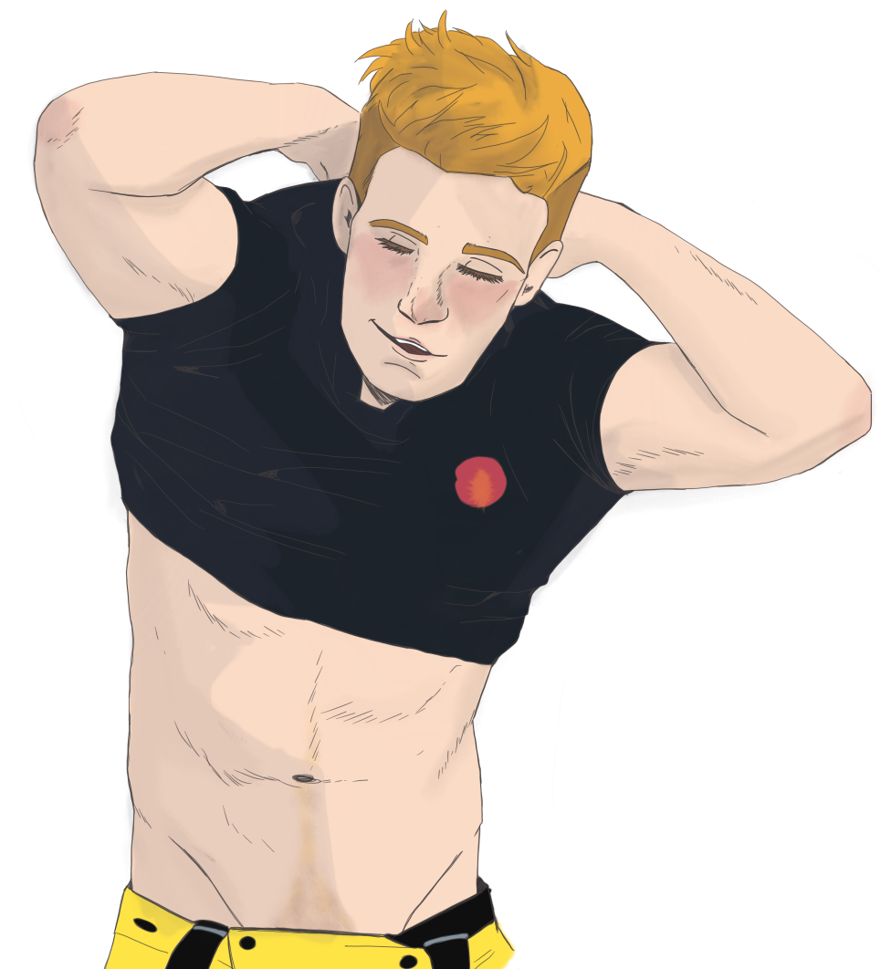 Something In Bucky's Own Pants Was Definitely Stirring - Cartoon (1193x1075), Png Download