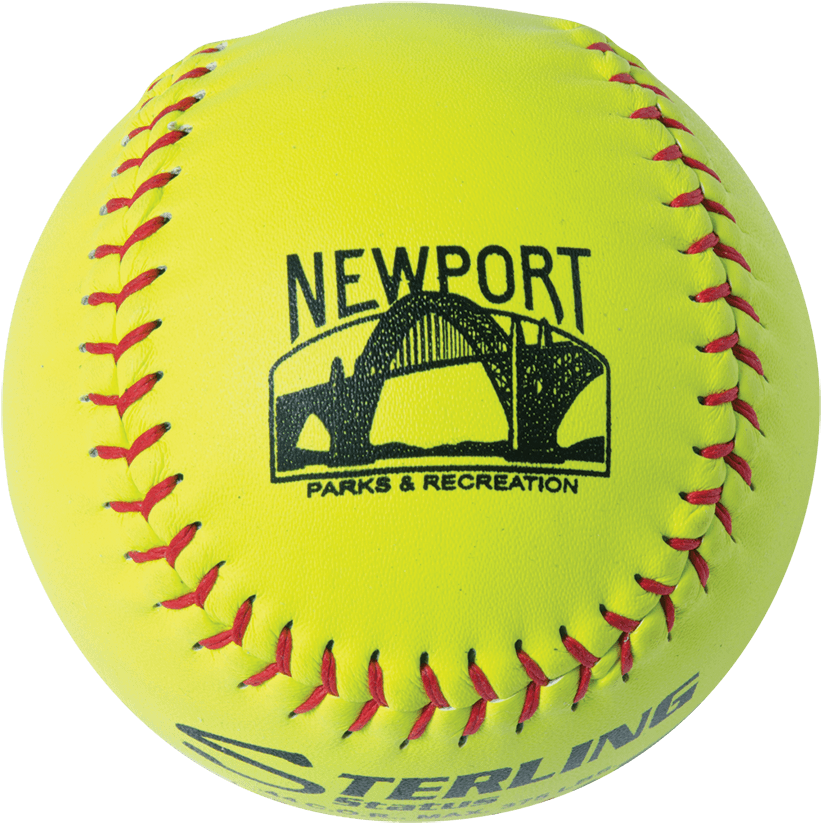 Speed Print Club Fastpitch Game Leather Softball - Baseball (900x900), Png Download