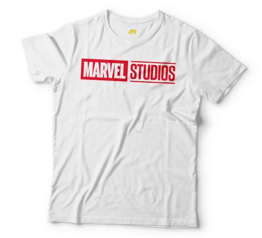 Áo Thun Logo Marvel Studios Màu Trắng - Ernie Ball Tshirt (600x641), Png Download