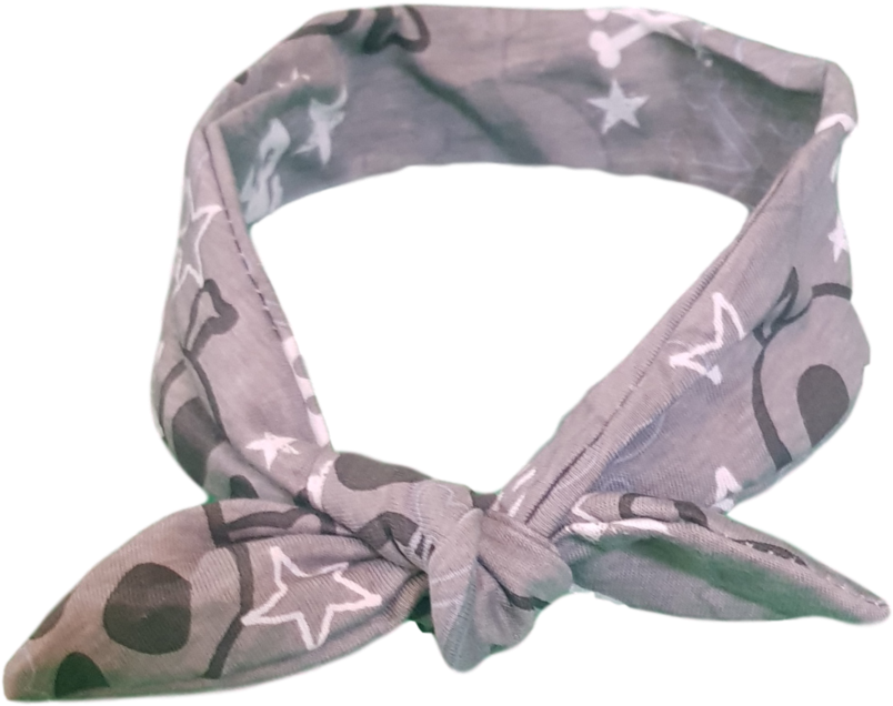 Skull & Crossbones Baby/toddler Hair Wrap - Headband (1024x806), Png Download