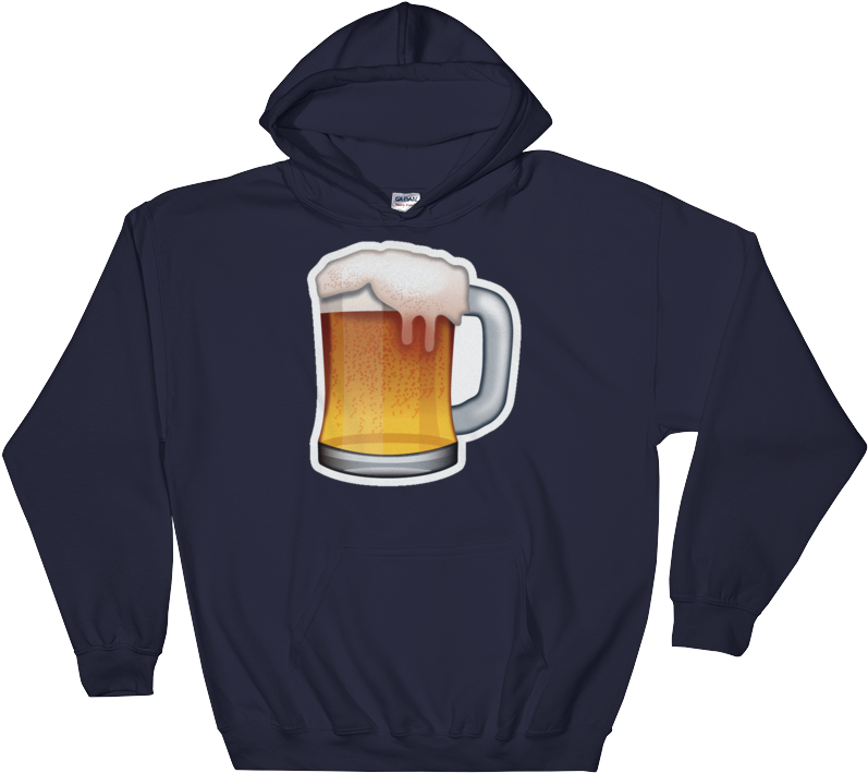 Beer Mug-just Emoji - Sweatshirt (1000x1000), Png Download