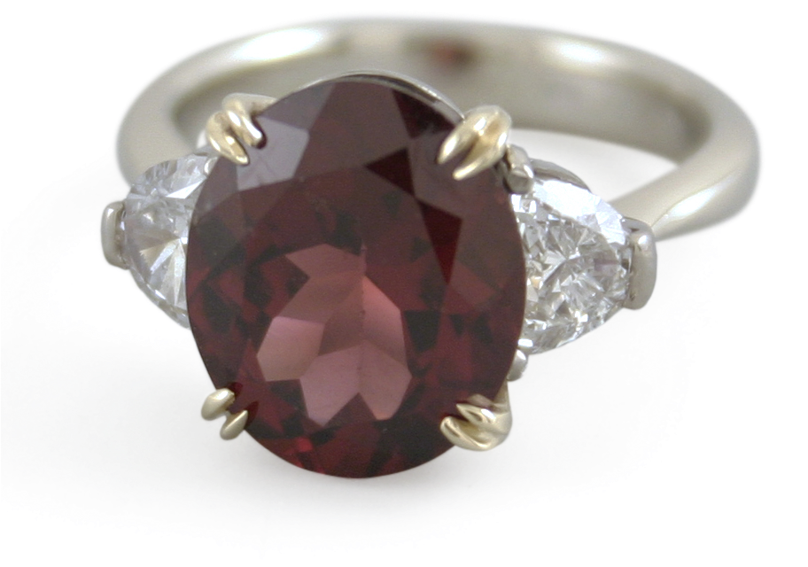 Laura's Garnet - Pre-engagement Ring (956x956), Png Download