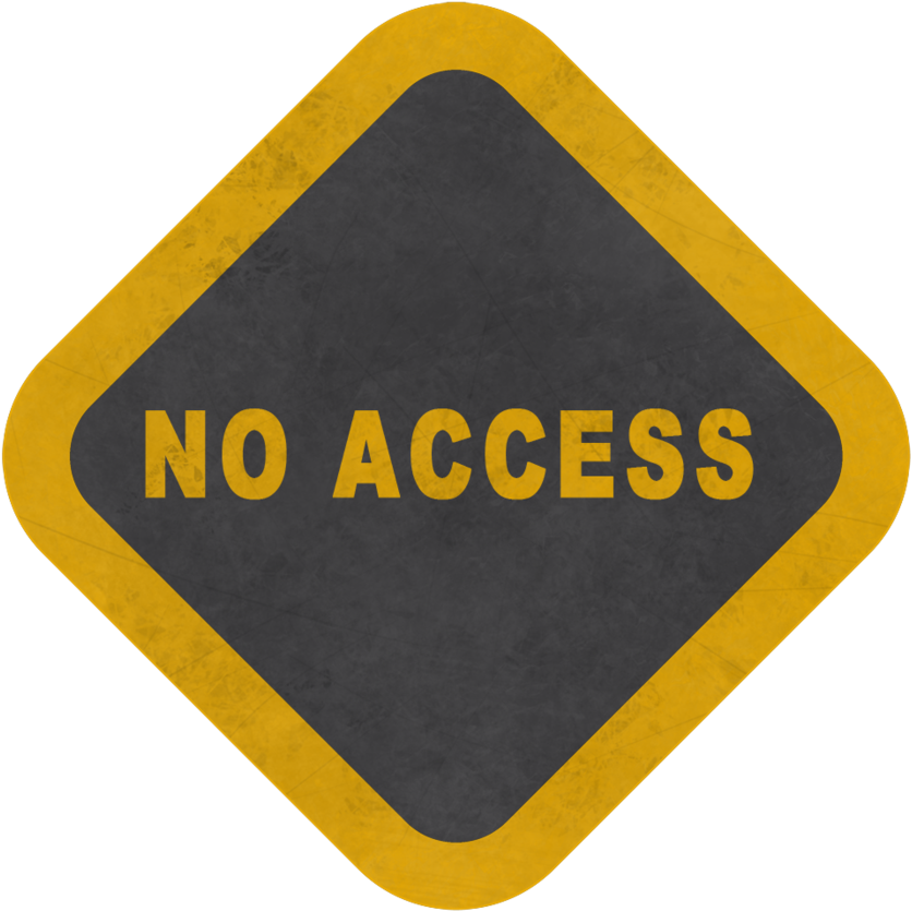 Scifi Warning Sign - Señalamientos Para Discapacitados (894x894), Png Download