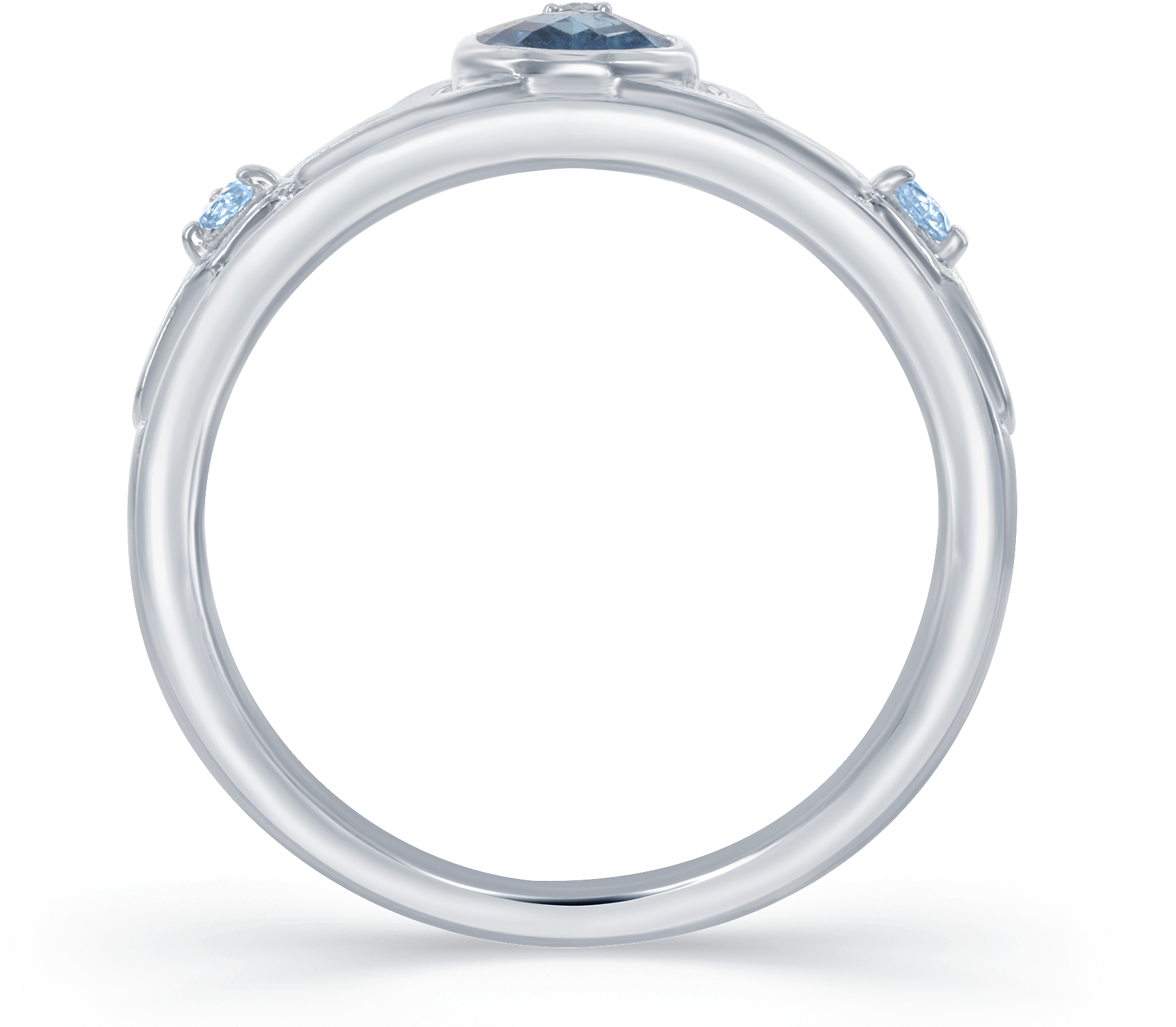 Disney Enchanted Cinderella Carriage - Engagement Ring (2000x2000), Png Download