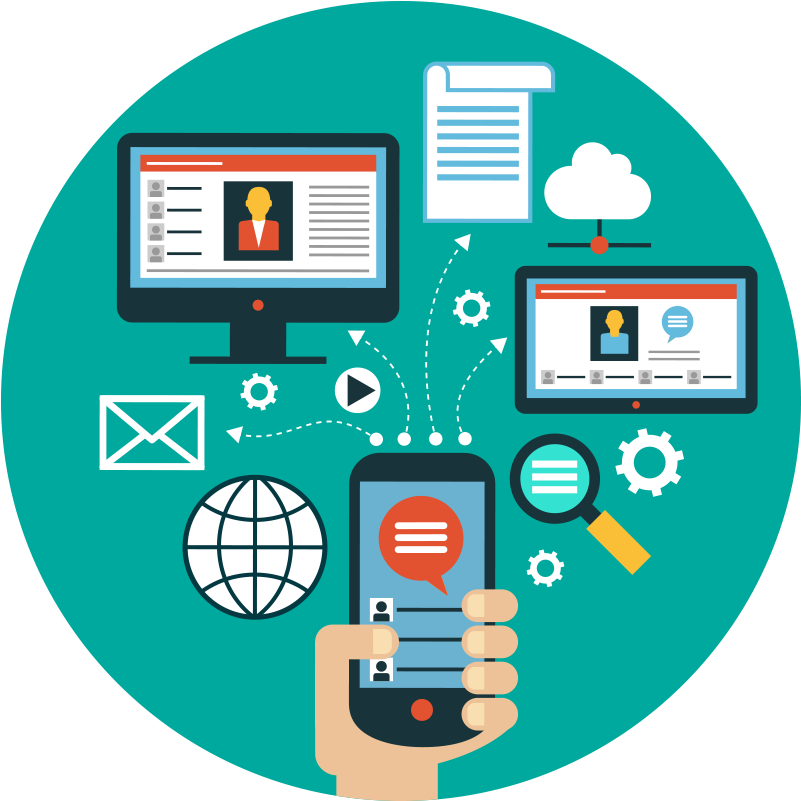 Big Data Providing A Unified View To All Users By Combining - Sms Panel (851x851), Png Download