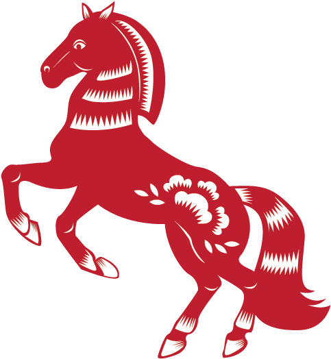 Horse 2014, 2002, 1990, 1978, 1966, - Chinese Astrology (642x682), Png Download