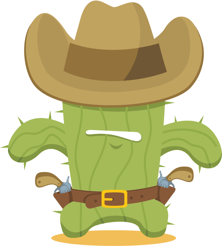 Cowboy Clipart Cactus - Cactus Cowboy Hat Png (800x800), Png Download