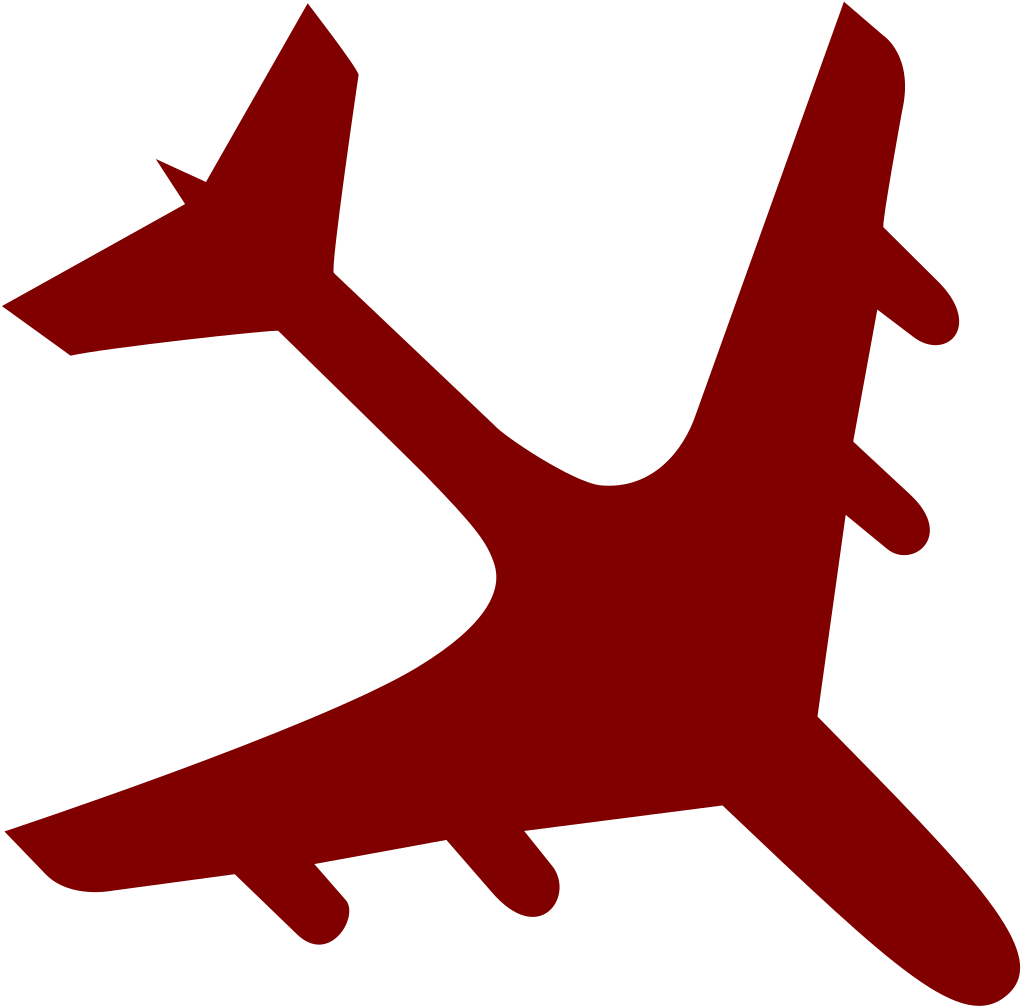 File - Airplane Crash - Svg - Airport Terminal (1024x1024), Png Download