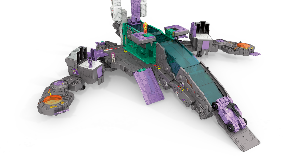 Titans Return Trypticon City (1200x675), Png Download