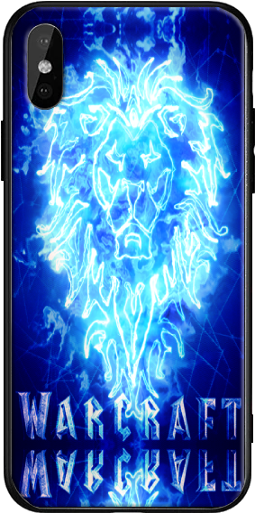 World Of Warcraft Tempered Glass Phone Case - Mobile Phone Case (640x640), Png Download