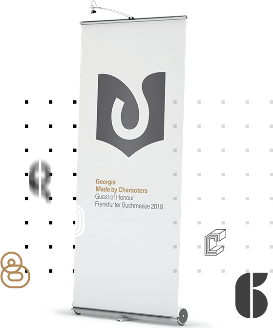 Georgia Made By Characters - Banner (1000x670), Png Download