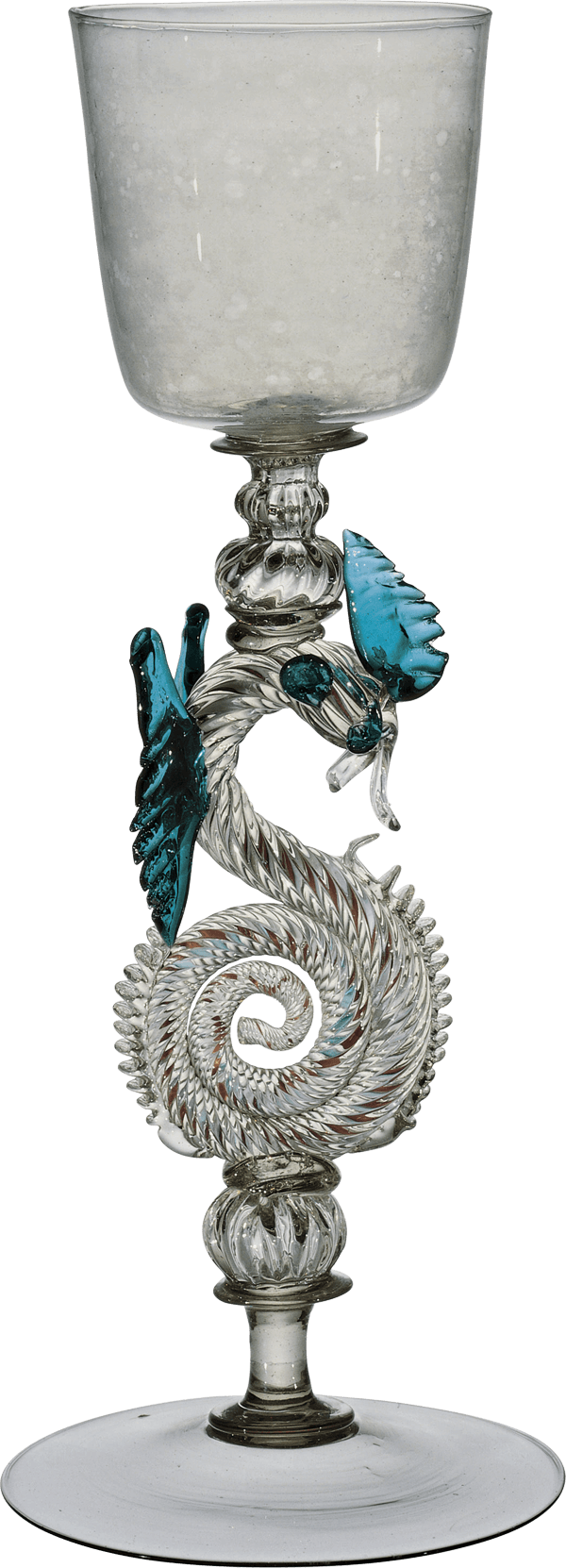 Corning Dragon Stem Goblet (600x1662), Png Download