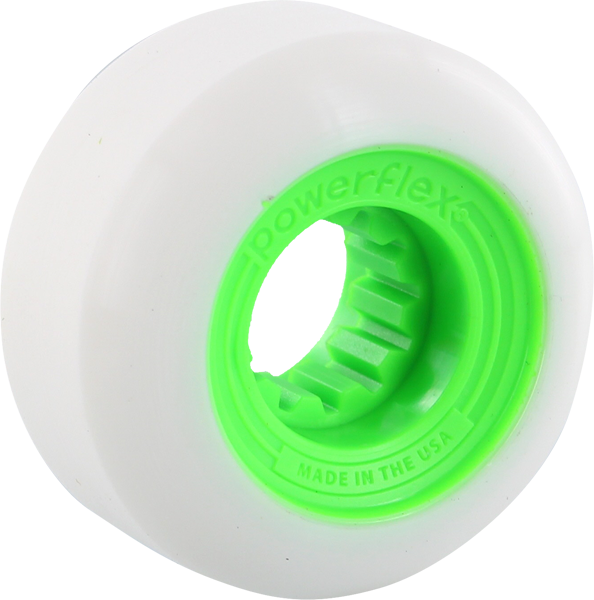 Powerflex Gumball 52mm 83b Wht/lime - Plastic (594x600), Png Download