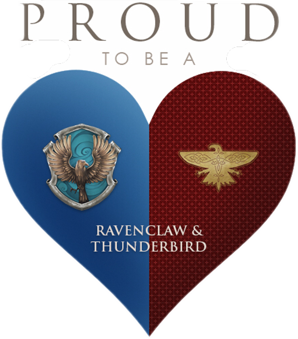 Ravenclaw Sticker - Ravenclaw And Thunderbird (1024x1167), Png Download