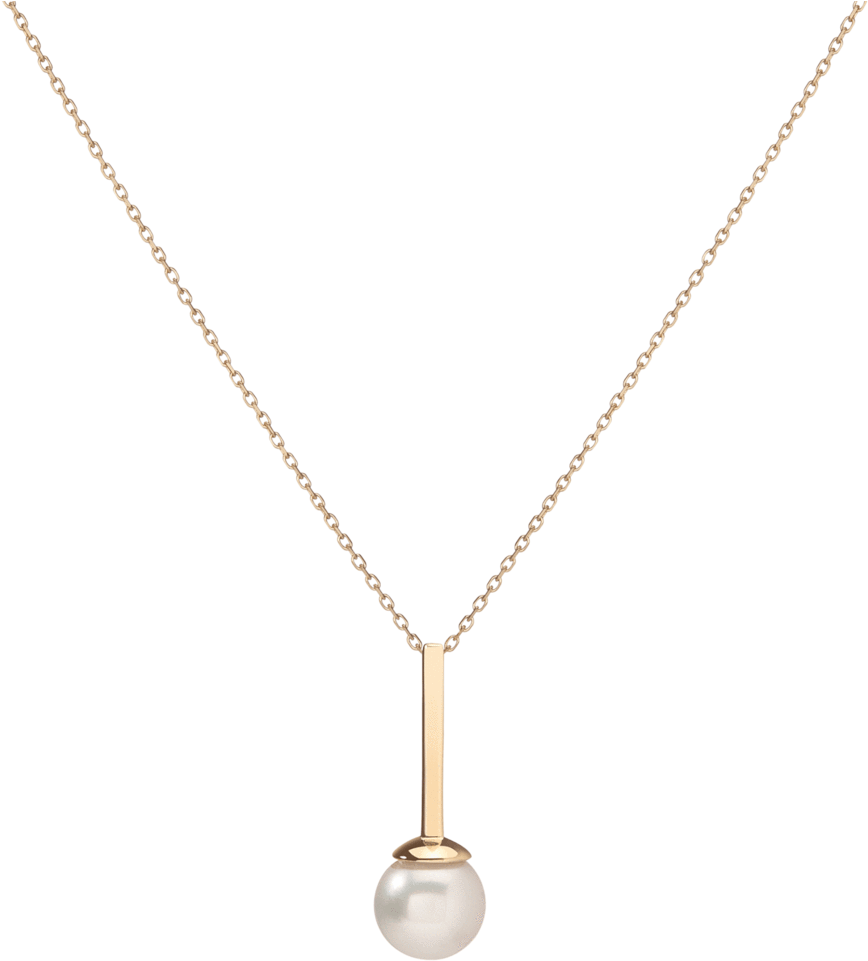 Proud Simple Pearl Pendant - Necklace (1200x1200), Png Download