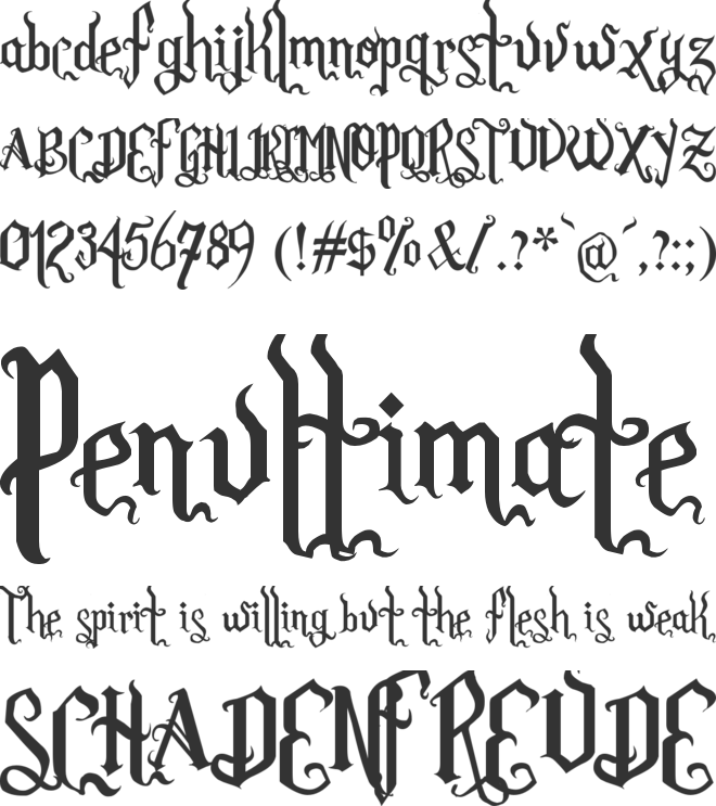 Romance Fatal Download Free - Gothic Font (660x743), Png Download