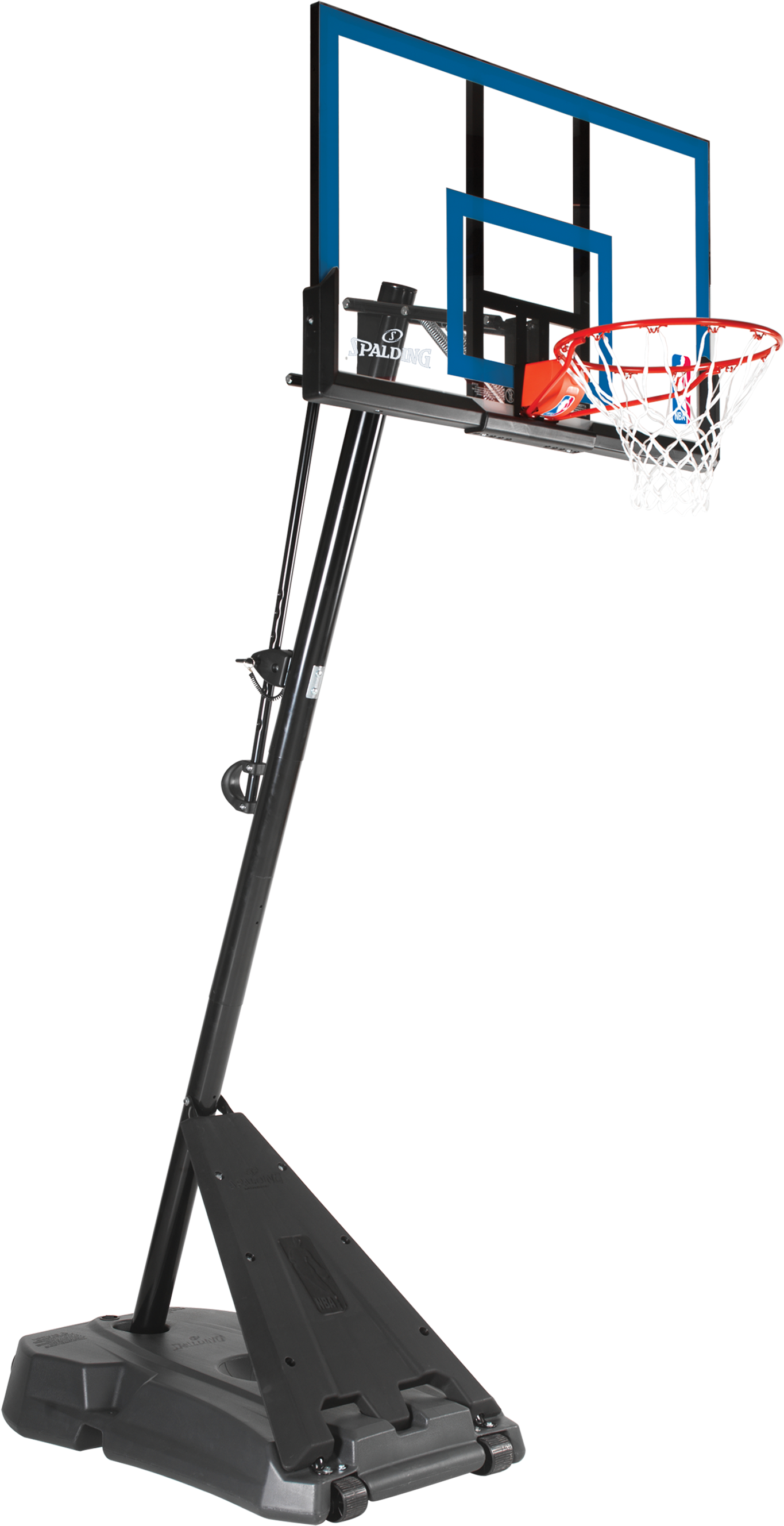 Hercules® Exactaheight™ Portable Basketball Hoop System - Spalding 52 Inch Portable Basketball System (2232x2768), Png Download