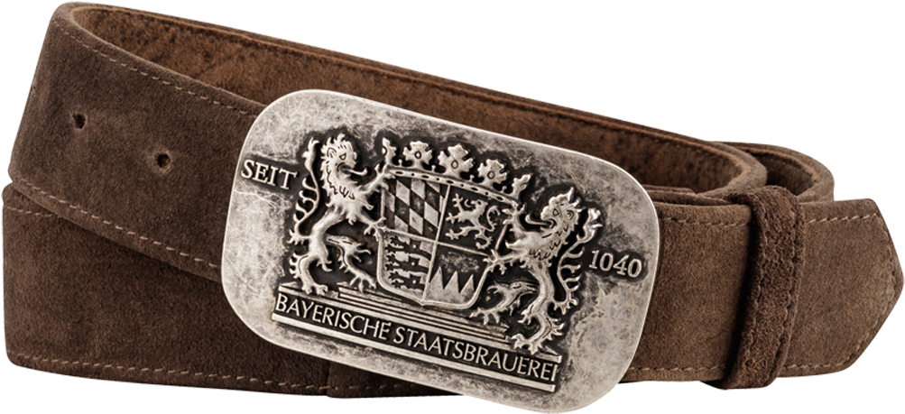 Weihenstephan Traditional Belt Maroon - Belt (1044x500), Png Download