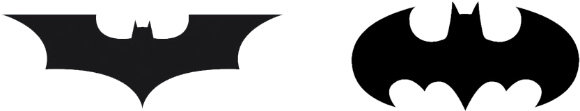 Batman Symbol Variations, Symbol On Right From The - Batman Icon (900x350), Png Download