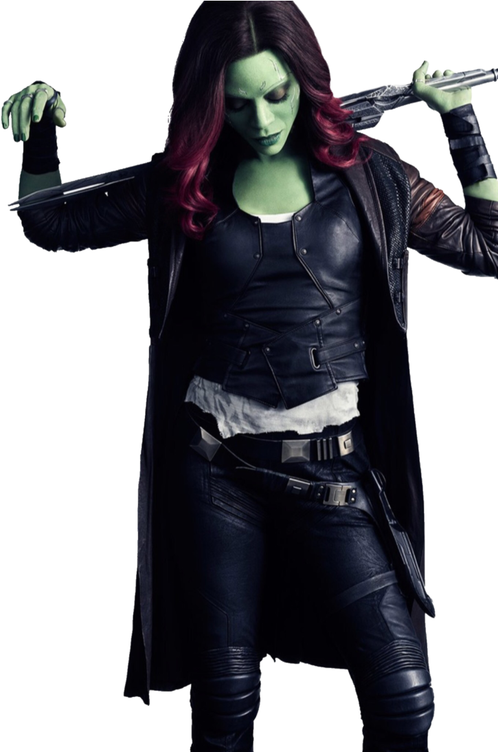 Pin Od Emma James Na Avengers - Gamora Costume Infinity War (731x1092), Png Download