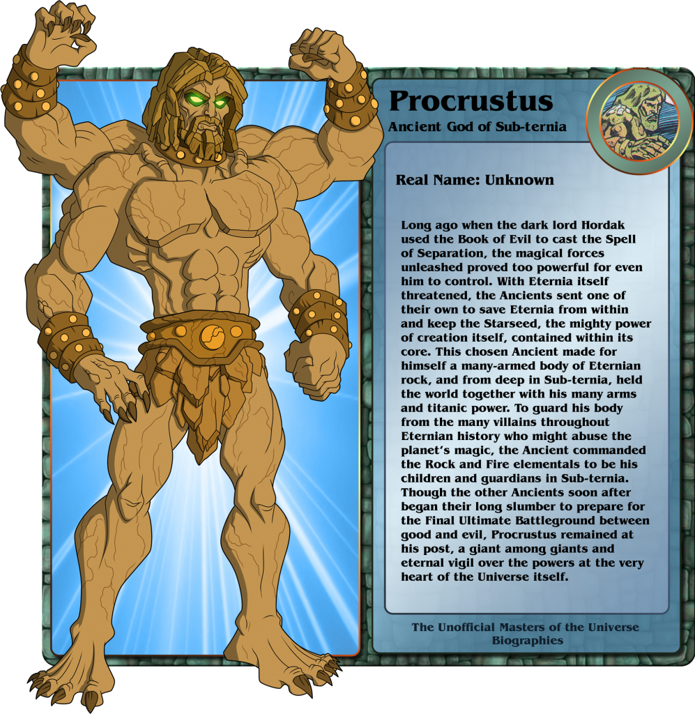 Masters Of The Universe Procrustus (997x1024), Png Download