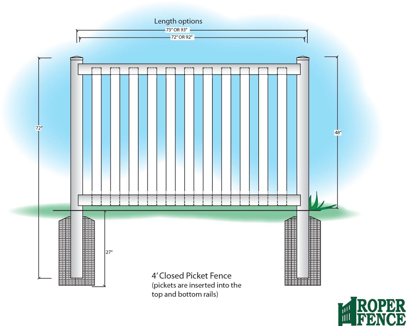 Picket Picket Picket Picket - Diagram (1364x1113), Png Download