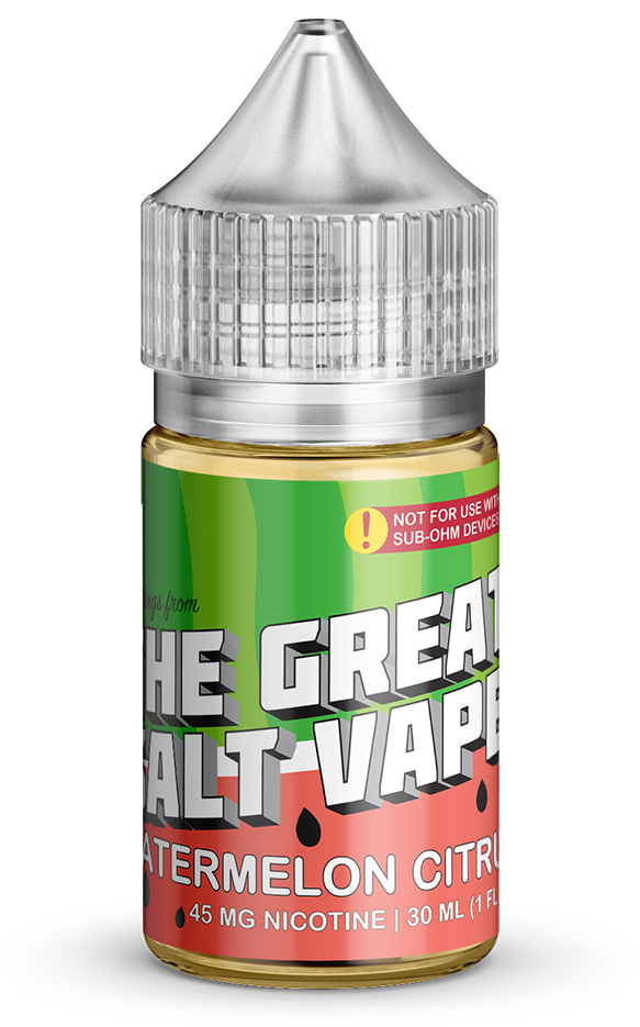 Watermelon Citrus Great Salt Vape Nicotine Salts Juul - Strawberry (1000x1401), Png Download