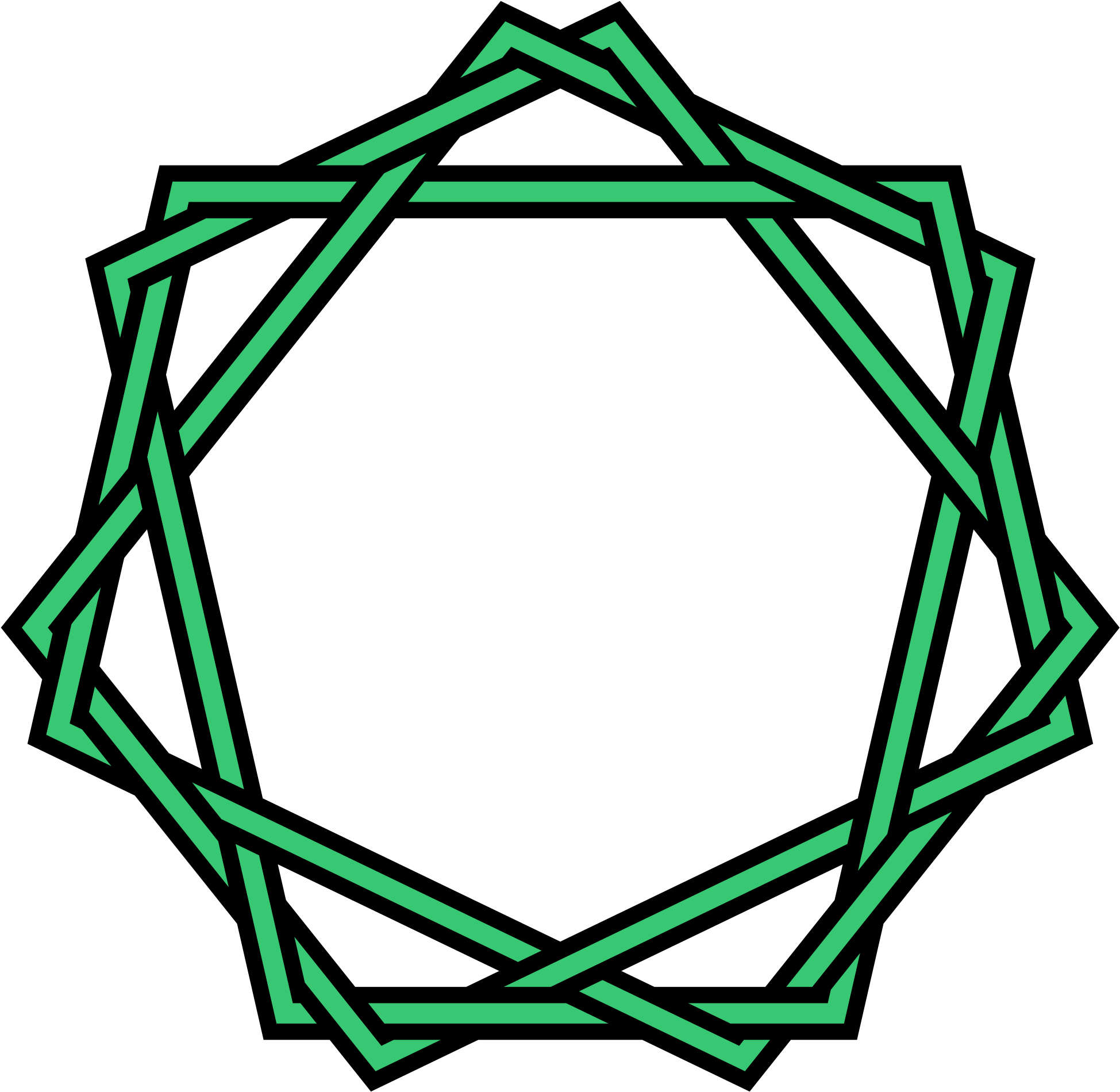 2000 X 1935 3 - Fourteen Pointed Star (2000x1935), Png Download