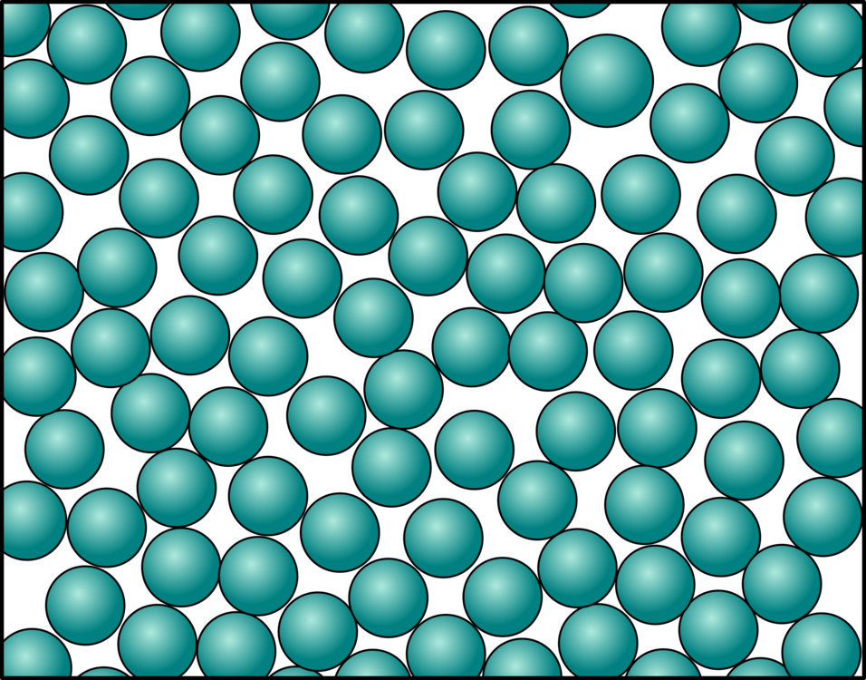 Liquid Teilchenmodell Chemistry Solution Particle - Teilchenmodell Flüssigkeit (956x750), Png Download