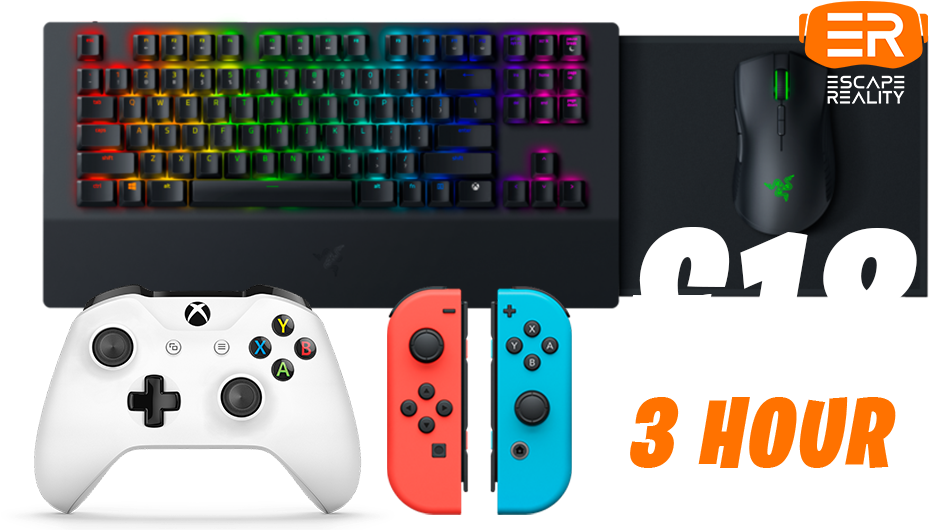 3 Hour - Razer Xbox One Keyboard And Mouse (958x599), Png Download