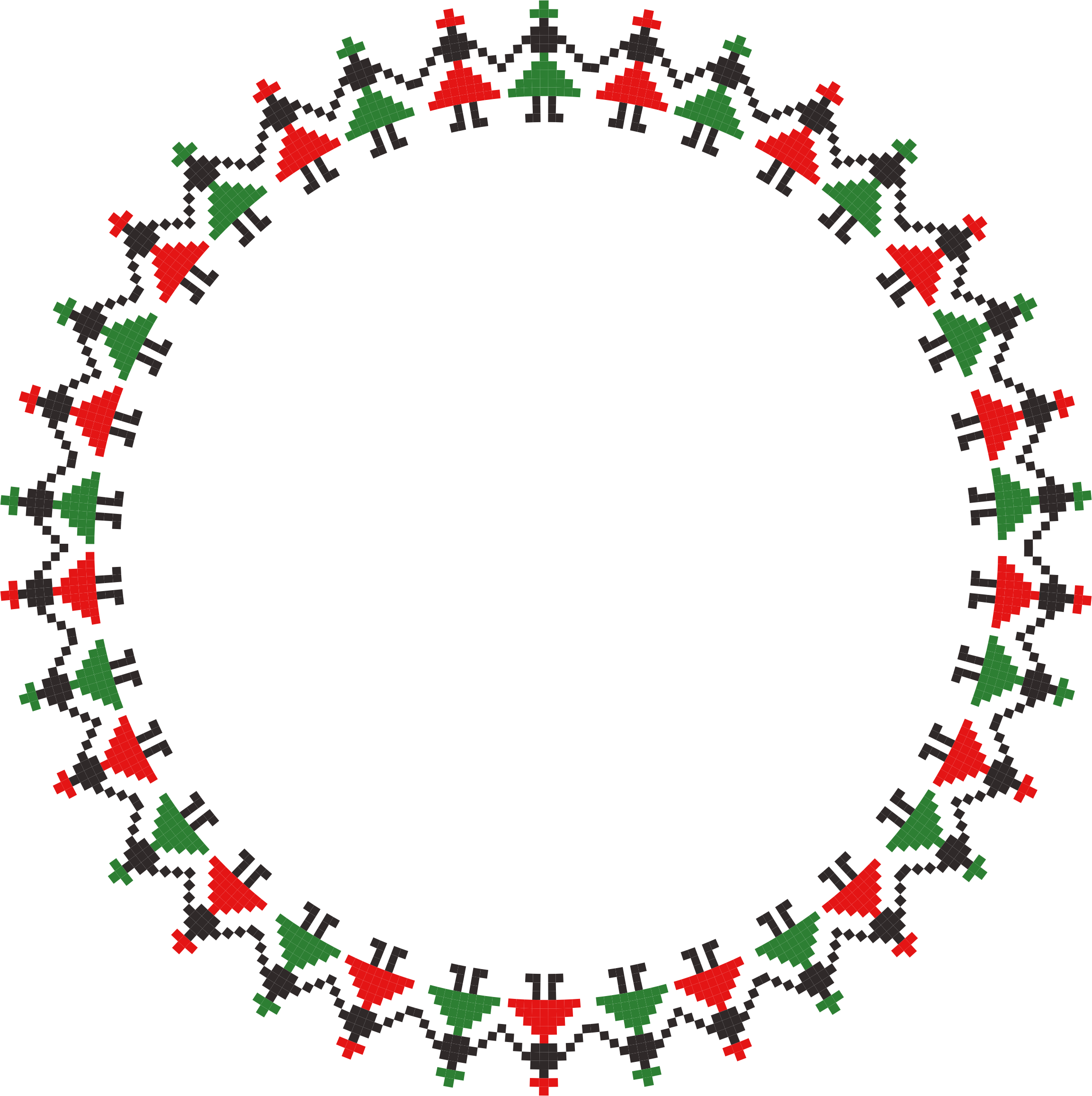 This Free Icons Png Design Of Pixel Dancers Frame (2306x2314), Png Download