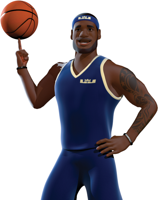 The Official Website Of Lebron James - Streetball (700x700), Png Download