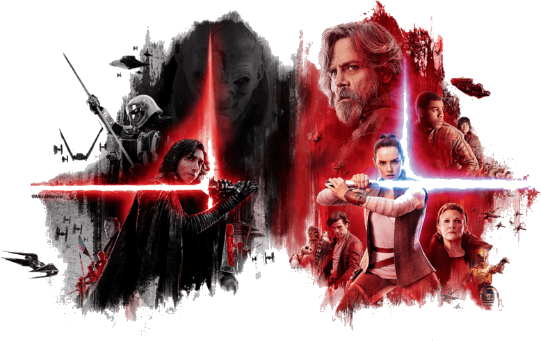 Episode Viii The Last Jedi Click Here For Free Play - Star Wars The Last Jedi 2017 Poster (900x506), Png Download