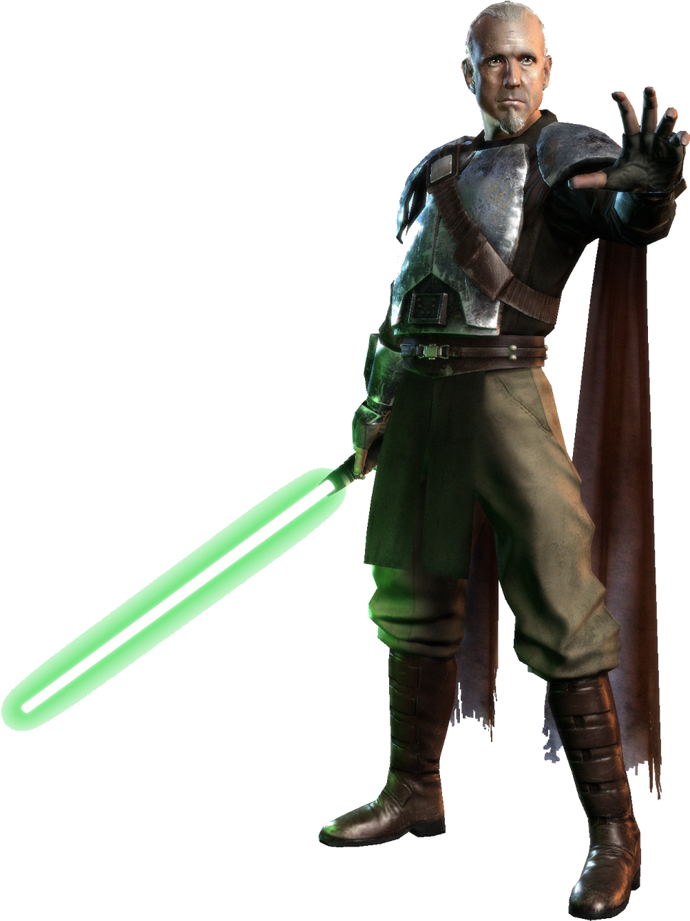 Image Result For Rahm Kota Star Wars Rpg, Star Wars - Jedi Using The Force (1039x1400), Png Download