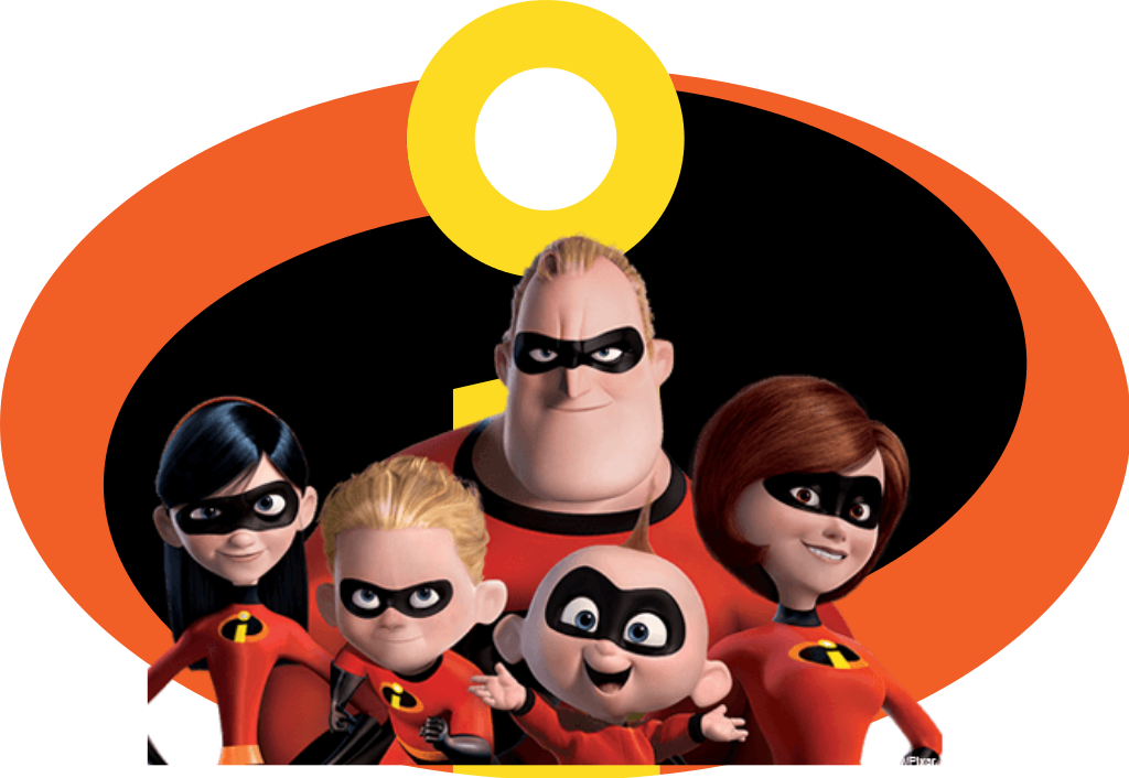 Incredibles Sticker - Happy Birthday The Incredibles (1024x706), Png Download