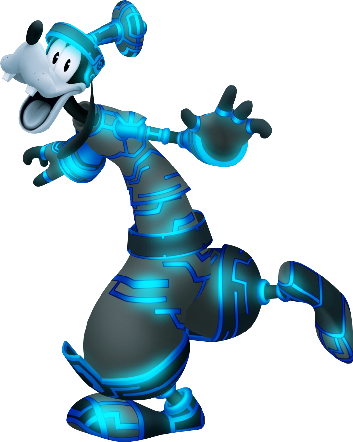 Tron Donald And Goofy Pic - Kingdom Hearts Tron Goofy (850x972), Png Download