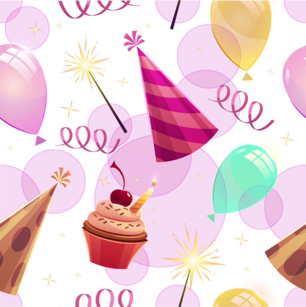 #ftestickers #background #overlay #balloons #streamers (1024x1027), Png Download