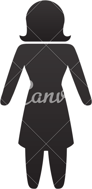 Business Woman Pictogram Icons - Standing (800x800), Png Download