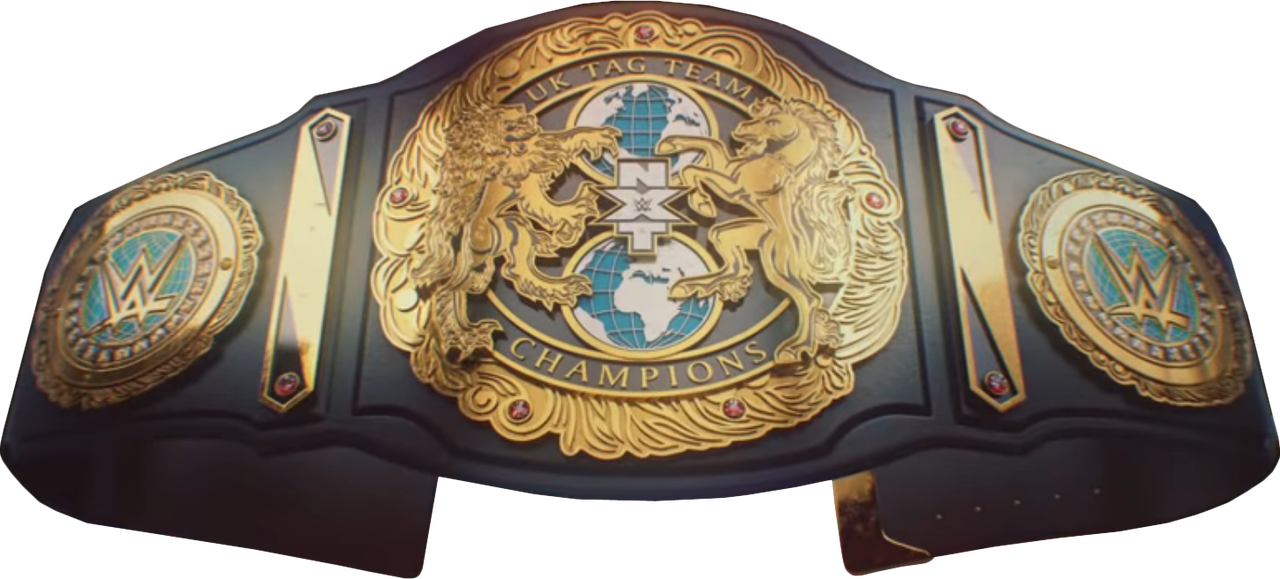 1280 X 579 4 - Nxt Uk Tag Team Belts (1280x579), Png Download