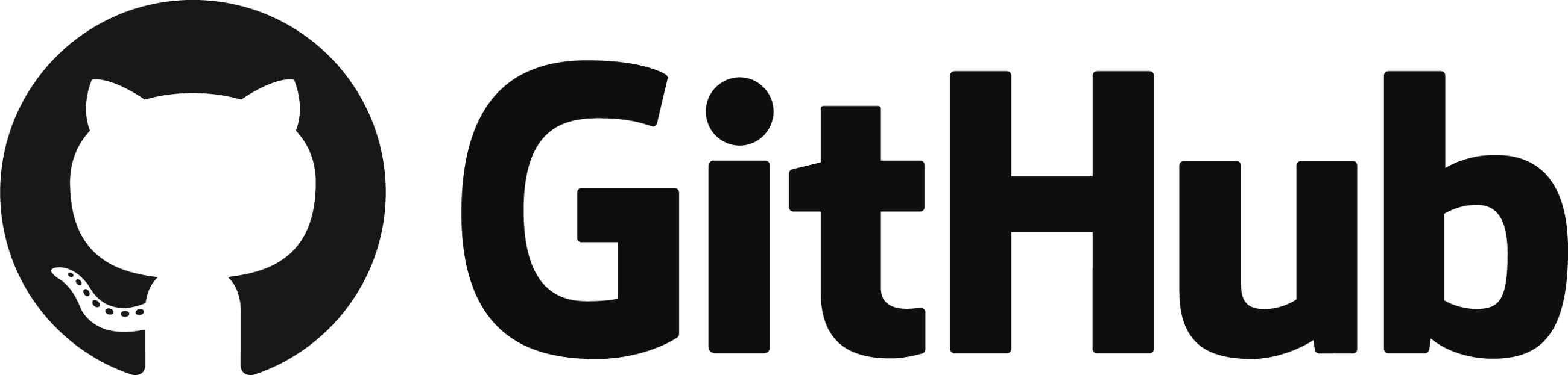 Transparent Github Logo (2600x623), Png Download