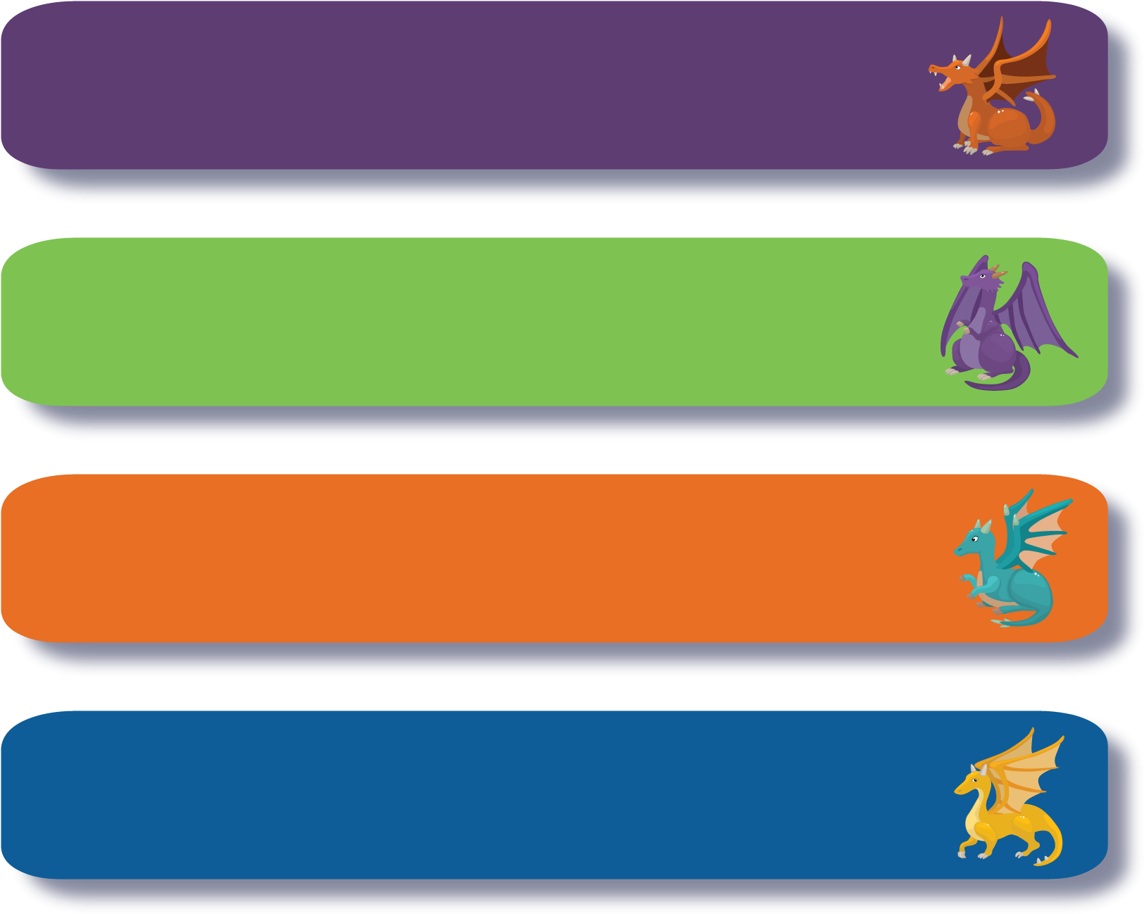 Slimline Labels - Dragons Den - Tan (2000x2000), Png Download