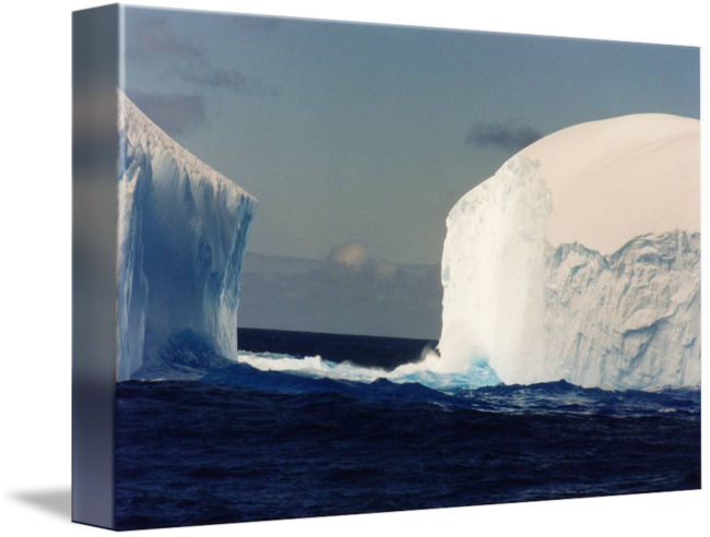 By Ann Tuck - Iceberg (650x492), Png Download