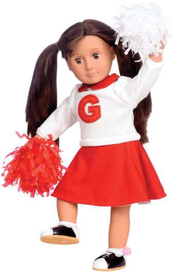 Winning Cheer Reese Wearing Outfit01 - Doll (600x600), Png Download