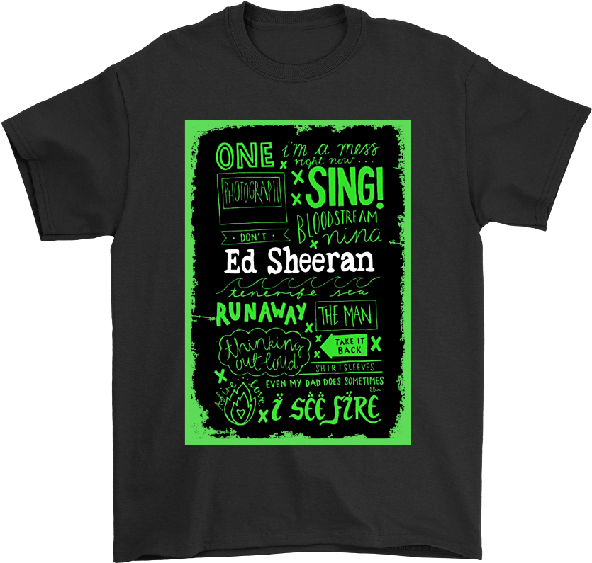 Tshirt - Ed Sheeran - Nomine Patris Et Filii Et Spiritus Sancti Prayer (1000x1000), Png Download