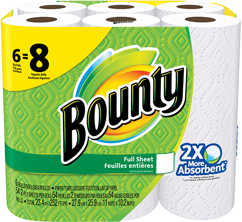 Bounty 6 Roll - Drink (750x750), Png Download