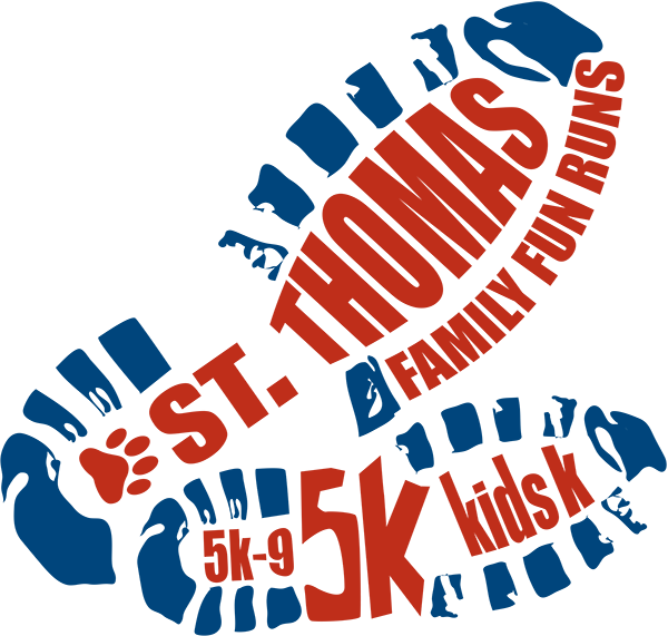 St Thomas Family Fun Run Kids 1k (600x571), Png Download