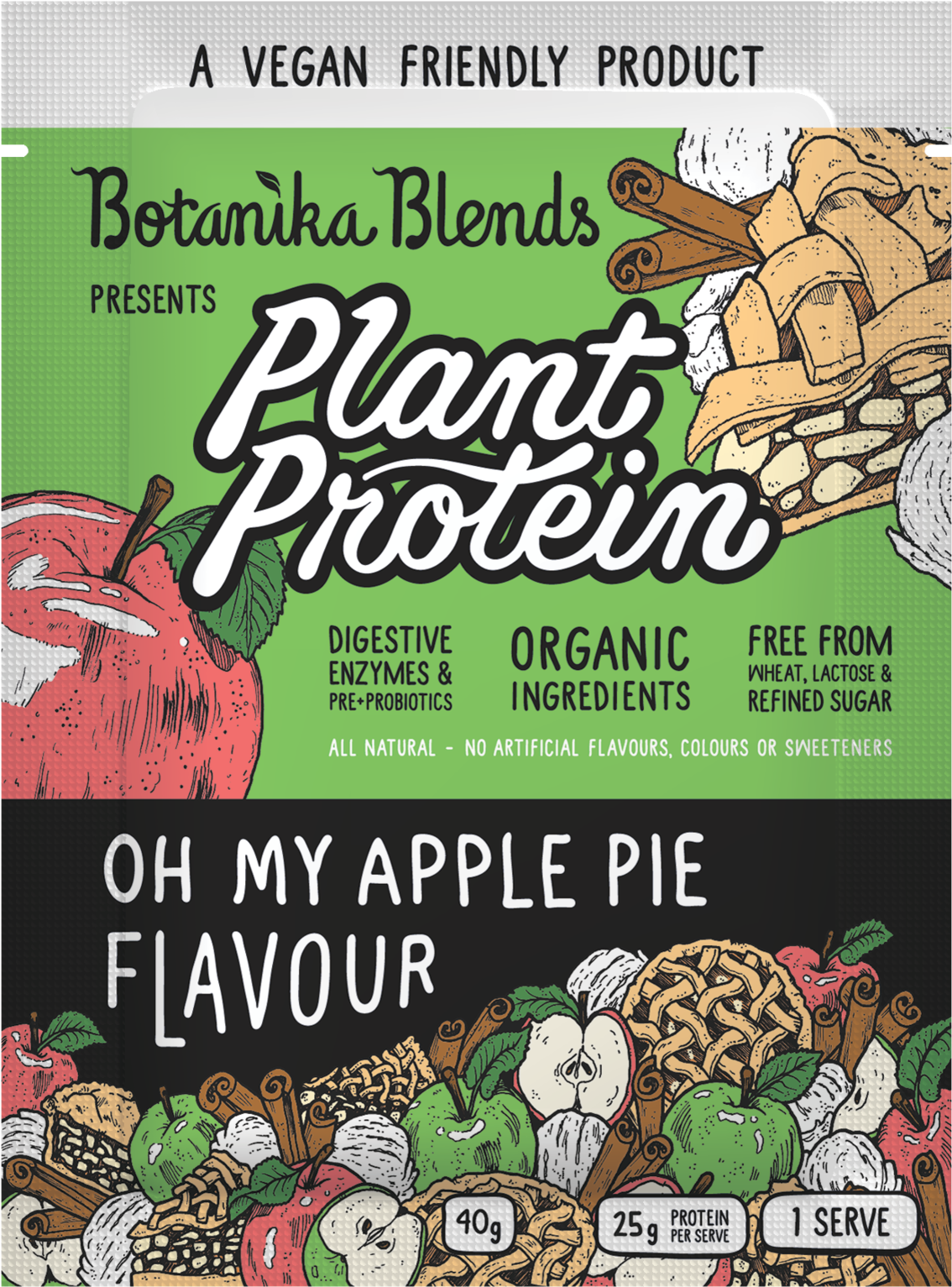 Oh My Apple Pie Plant Protein - Tortoise (1667x2048), Png Download